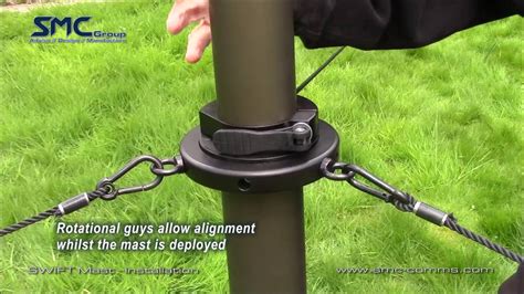 SWIFT Mast Series Telescoping Mast Rotational Guys YouTube