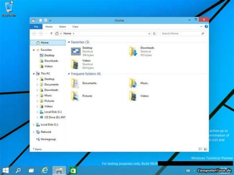 Windows 9 imágenes del nuevo explorador de archivos