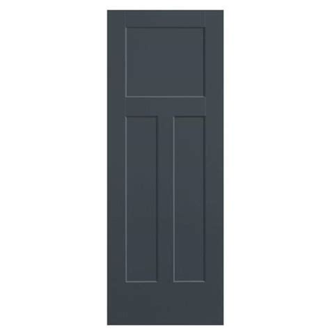 Masonite Winslow Slate 3 Panel Craftsman Hollow Core Molded Composite Slab Door Common 30 In X