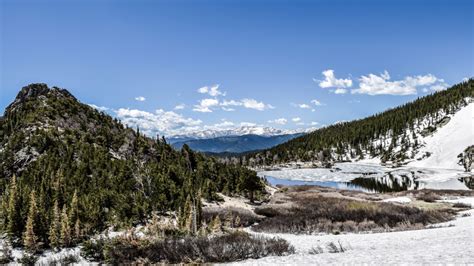 Majestic Landscape Of St Mary S Glacier Near Idaho Springs Image Free