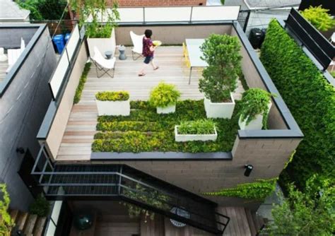 Roof Garden Perfectos En Departamentos Modernos Terrazas Casa