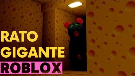 Fugindo Do Roto Gigante Cheese Escape Horror Roblox Youtube