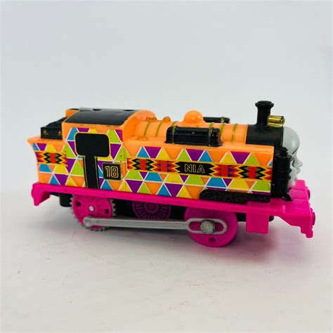 Thomas Friends Trackmaster Hyper Glow Nia Motorized Train Engine