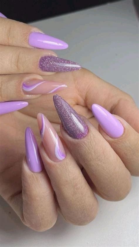 Renda Extra Como Nailsdesigner Em Unhas Roxas Unhas Violetas