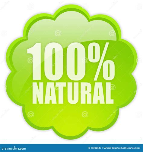100 natural icon stock illustration. Illustration of product - 19200647