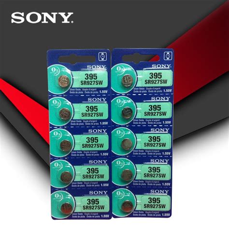 Sony 100 Original 395 SR927SW 399 SR927W LR927 AG7 1 55V นาฬกา