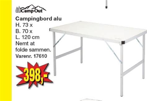 Camp Out Campingbord Tilbud Hos Harald Nyborg