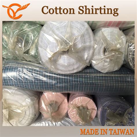 Good Quality Cotton Piece Dyed Fabric Remnant Fabric For Shirts