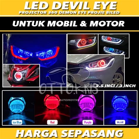 Jual Lampu Led Devil Dan Demon Eye Projector Projie Biled Inci