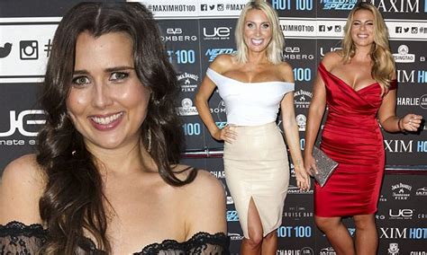 Heather Maltman Cuts A Demure Figure In A Black Gown At Maxim Hot 100