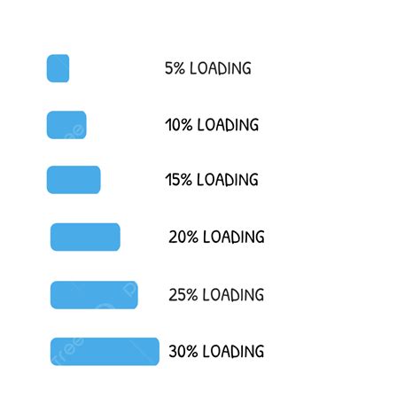 Loading Progress Bar Vector Design Images Set Of Progress Loading Bar