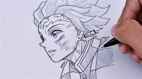 COMO DIBUJAR MANGA TANJIRO MUY FACIL Y RAPIDO Demon Slayer