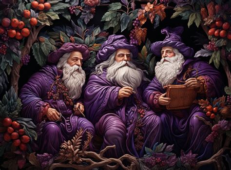 Santas In Purple Free Stock Photo Public Domain Pictures
