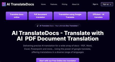 AI TranslateDocs