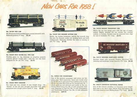 Gilbert 1958 Catalog Page 47