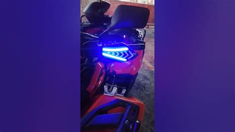 Cuatrimoto Atv 200 Italika Con Cubre Puños Con Luz Led Cuatrimoto