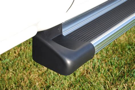 End Caps For Transender Running Boards Molded Tpo Black 2 Pair