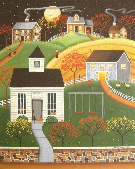 283 Best Mary Charles Folk Art Paintings Images On Pinterest Folk Art