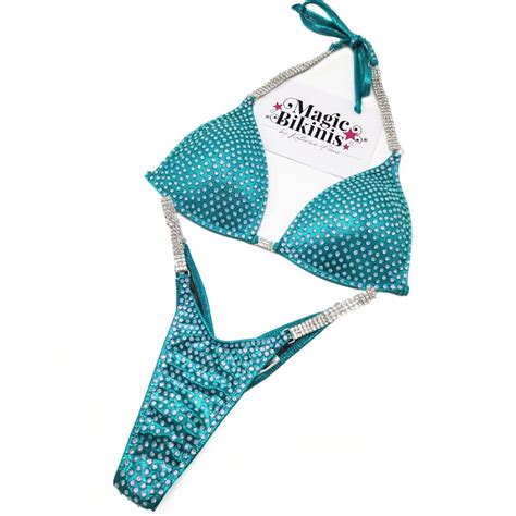 Competition Bikini No Npc Aqua Mystique With Connectors Magic Bikinis Custom Competition