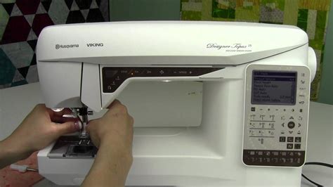 Husqvarna Viking Topaz 25 49 Free Motion Quilting YouTube