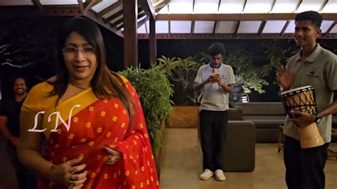 Lekshmi Nair Big Ass Slight Navel And Tummy In Saree Mp Snapshot Postimages