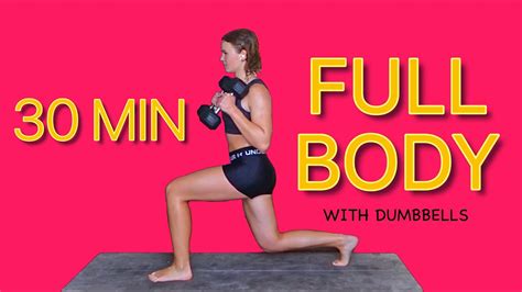 30 MIN INTENSE FULL BODY WORKOUT With Light Dumbbells Compound