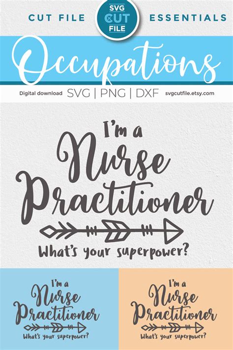 Nurse Practitioner Svg Np Svg Nursing Svg Nurse Svg Etsy