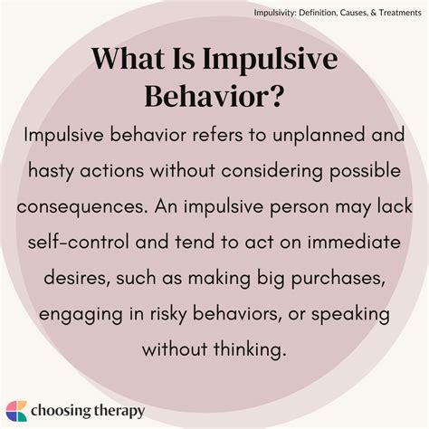 Impulsivity Definition Causes Treatments