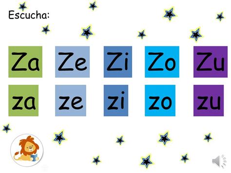 Palabras Con Z Para Niños Sílabas Za Ze Zi Zo Zu 45 Off