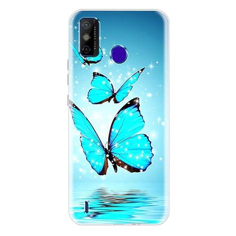 Nainz Designer Printed Soft Silicone Back Case Cover For Tecno Spark Go 2020 Back Cover For