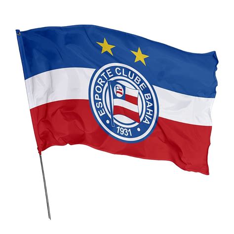 Bandeira Do Bahia Esporte Clube 1 45m X 1m Bi01 em Promoção Ofertas