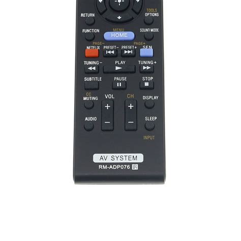 New Replaced Remote RM ADP076 For Sony AV System HBD N900W BDV E6100