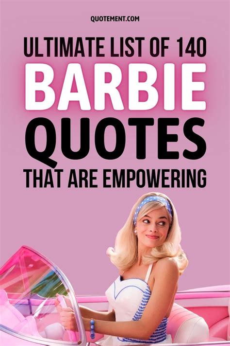 The Ultimate List Of Barbie Quotes That Are Emo