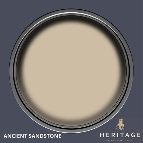 Dulux Heritage Matt Emulsion Paint Ancient Sandstone Tester 125ml