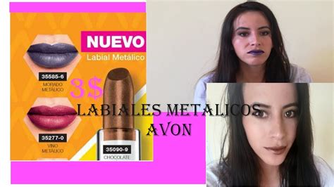 NUEVOS Labiales metálicos COLOR TREND AVON YouTube