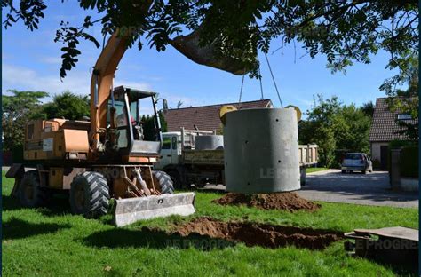 Société Les travaux de récupération des eaux pluviales ont débuté