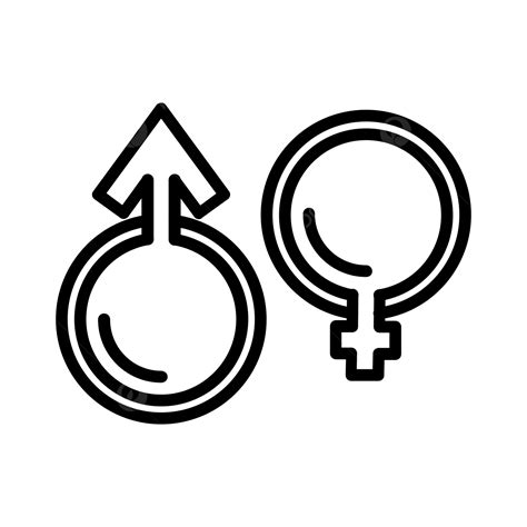 Icono De Línea De Sexo Vector Png Vínculo Pareja Él Y Ella Png Y Vector Para Descargar