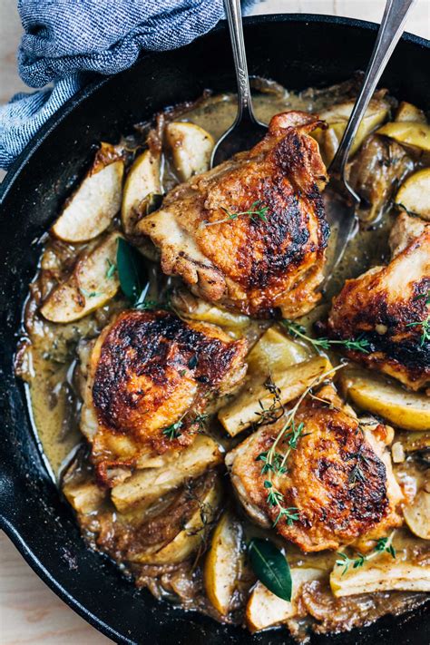 Cider Braised Chicken And Apples Brooklyn Supper