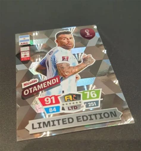 PANINI 2022 NICOLAS Otamendi Adrenalyn Coupe Du Monde De La FIFA Qatar