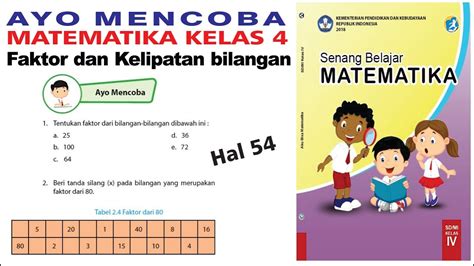 Ayo Mencoba Matematika Kelas Halaman Cara Menentukan Kelipatan