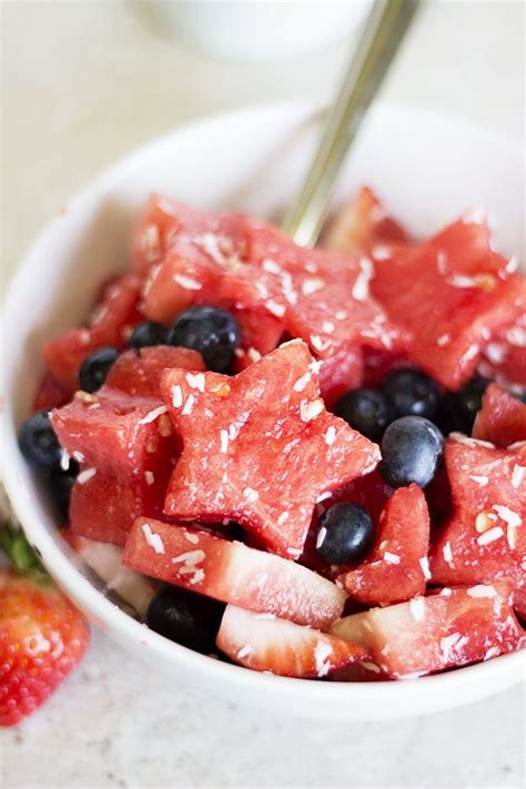 Fourth Of July Fruit Salad Natural Sweet Recipes