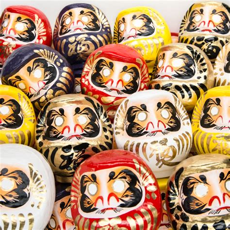 Classic Mixed Daruma Doll Set Of 25 We Love Daruma