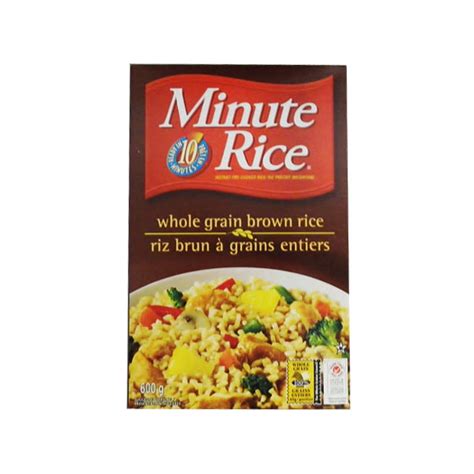 Minute Rice Whole Grain Brown Charlottepantry