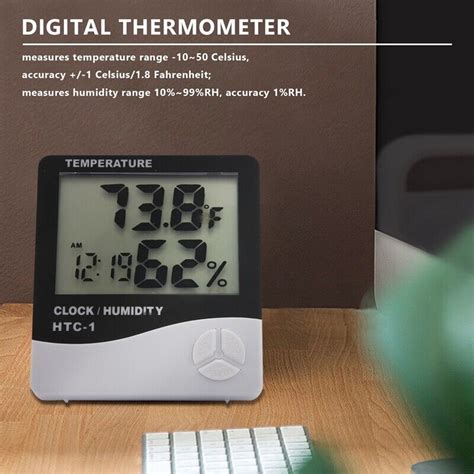 X Digital Lcd Indoor Outdoor Room Electronic Temperature Humidity