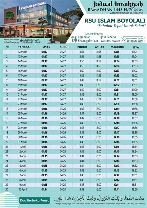 Download Gratis Jadwal Imsakiyah Ramadhan 2024 Lengkap Se Indonesia