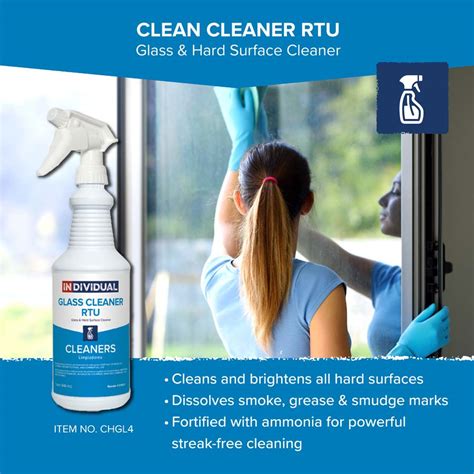 Glass Cleaner Rtu Individual Products