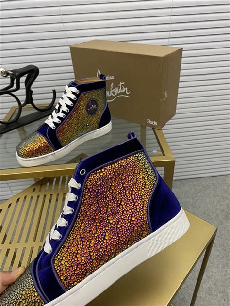 Cheap Christian Louboutin High Tops Shoes For Men 812853 Replica Wholesale 10200 Usd Item