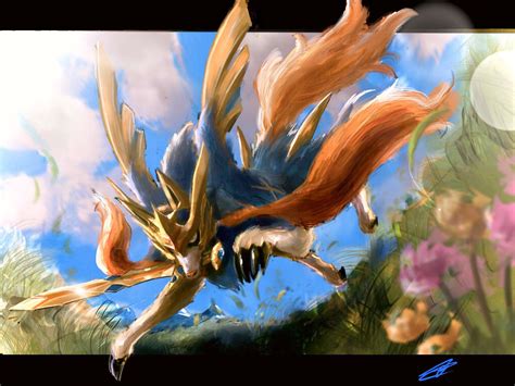 An illustration of Zacian I did : r/pokemon