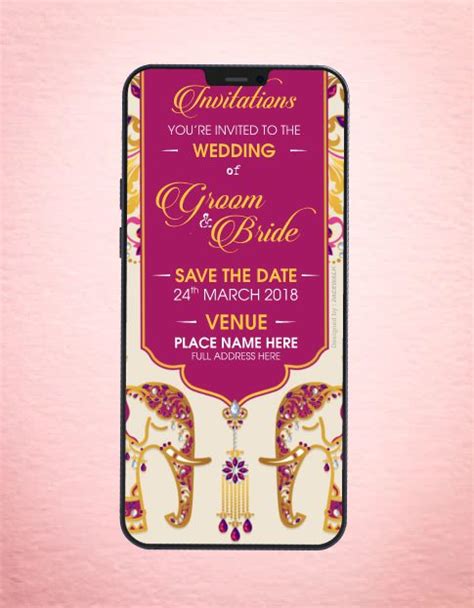 Best Rajasthani Style Wedding Invitation ECards Marwari Wedding Cards