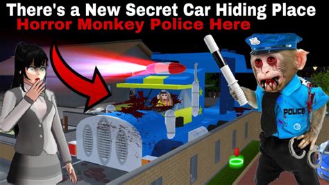 Ada Tempat Rahasia Baru Persembunyian Mobil Polisi Monkey Horror Di